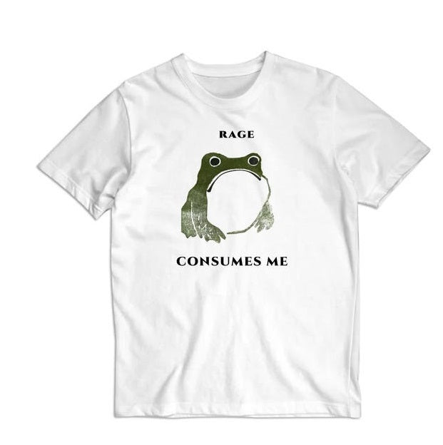 Rage Consumes Me Frog Shirt, Frog Pond TShirt, Meme Frog Shirt