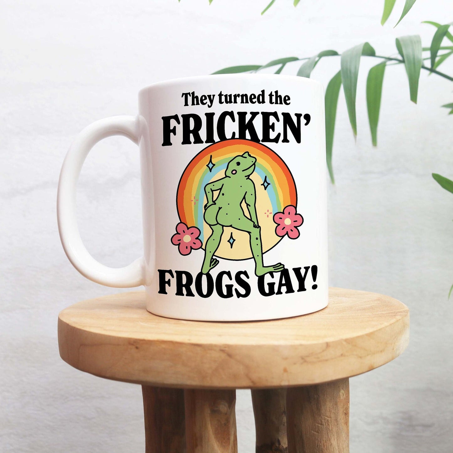 Gay Frog Coffee Mug, Funny Frog Pride Mug, Turned the Frogs Gay Meme Gift, Pride 2024 Gift Idea, Frog Lover LGBTQ Mug, Funny Novelty Gift