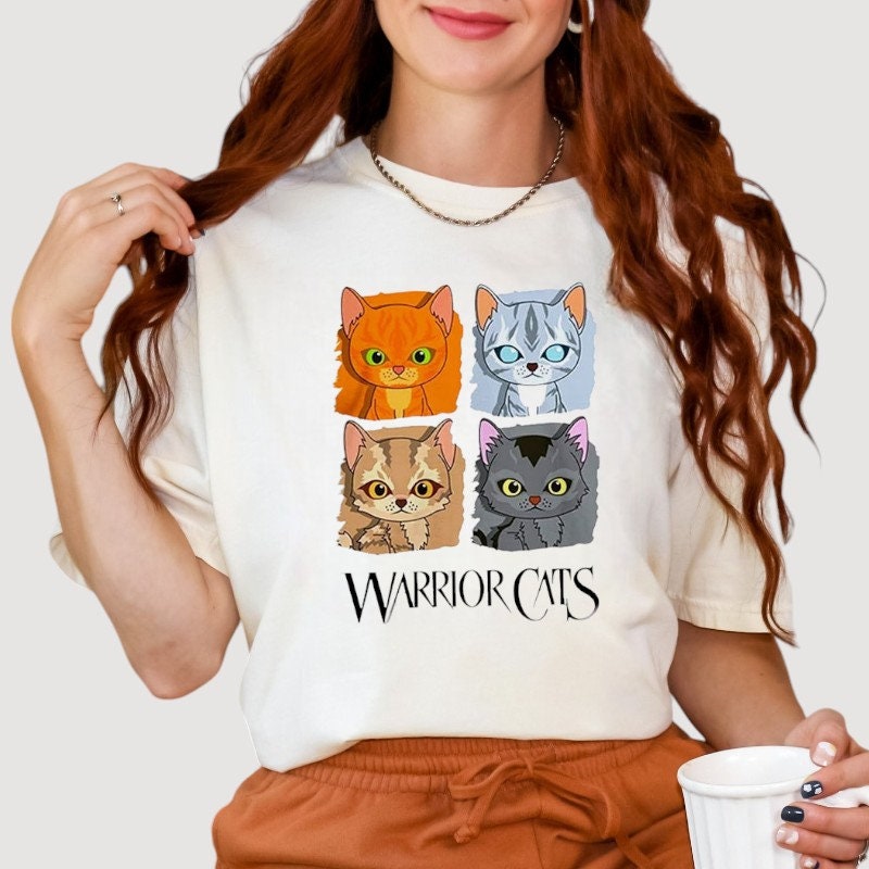 Warrior Cats Four Cats Adult Unisex T Shirt