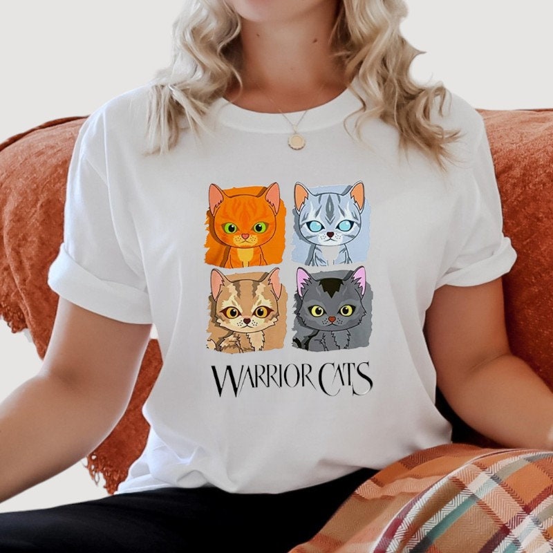 Warrior Cats Four Cats Adult Unisex T Shirt