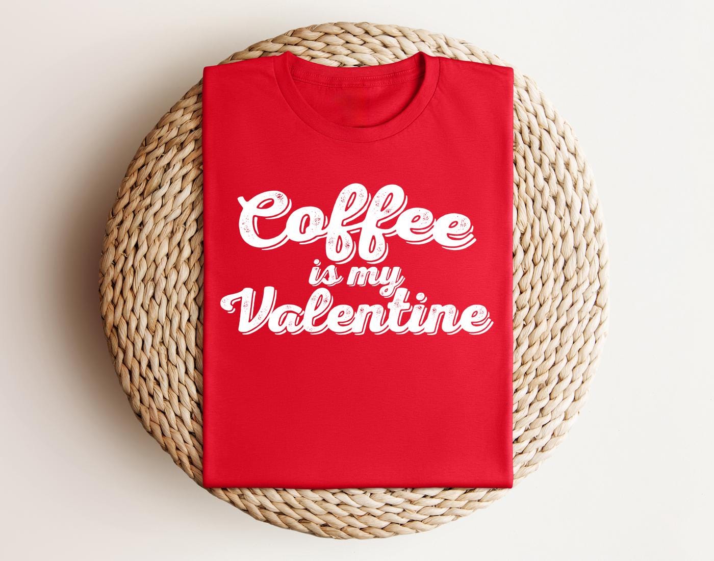 Womens Valentines Shirt, Coffee Is My Valentine Shirt, Valentines Day Shirt, Heart Shirt, Cute Valentines Gift