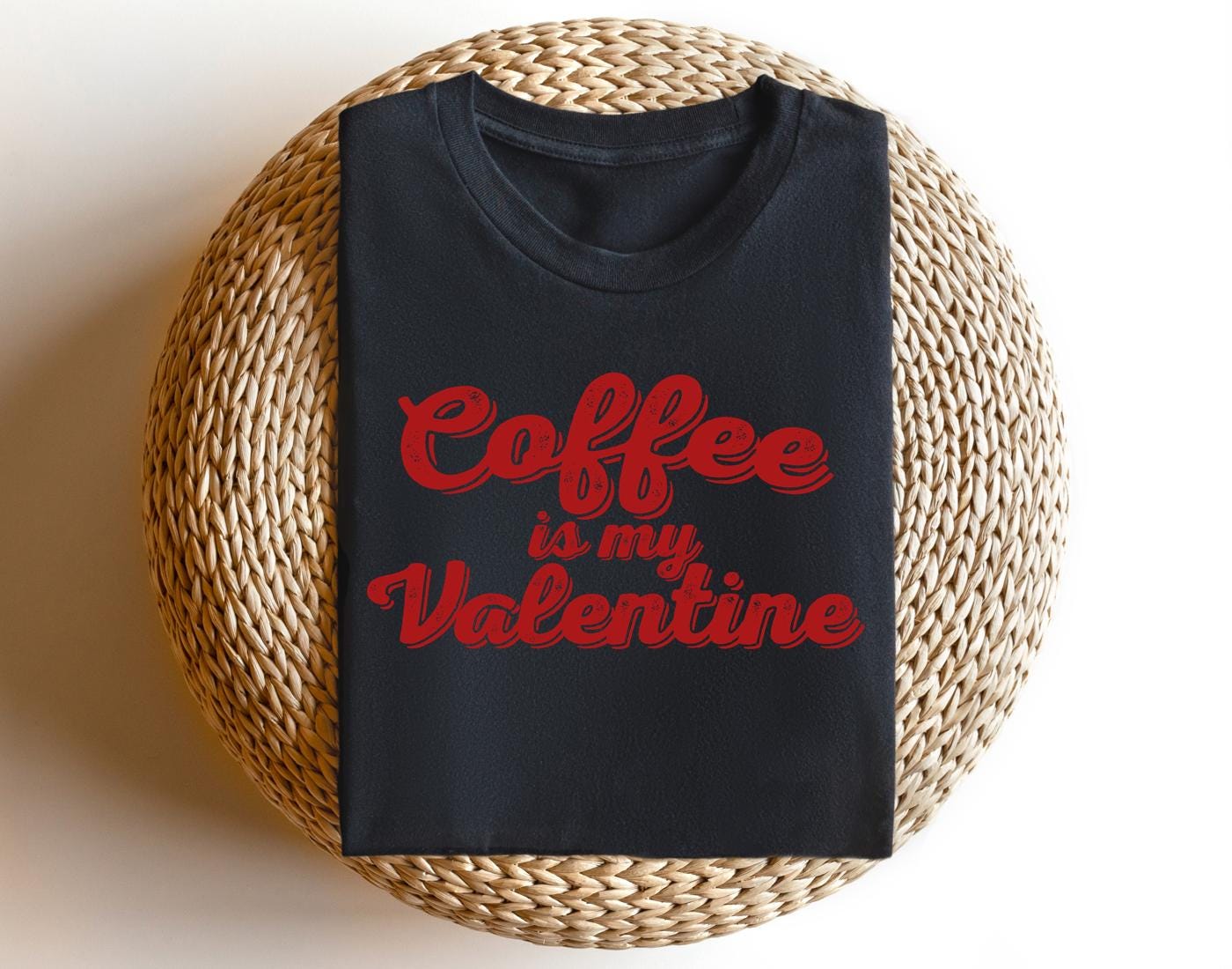 Womens Valentines Shirt, Coffee Is My Valentine Shirt, Valentines Day Shirt, Heart Shirt, Cute Valentines Gift