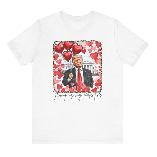 Trump is My Valentine Balloon Heart Shirt