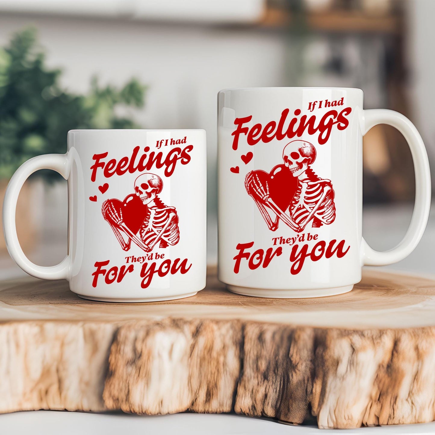 If I Had Feelings Valentines Mug, Skeleton Mug, Funny Mug, Valentine Gift, Class Valentines, Valentine Art, Vintage Valentines, Gift for her